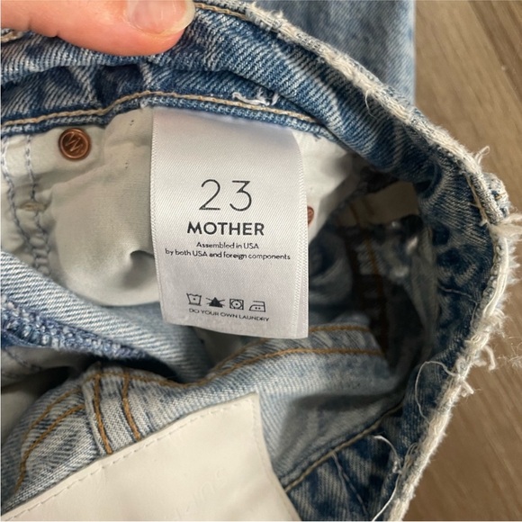 Mother High Waisted Tunnel Vision Sneak Jeans - Picture 5 of 6